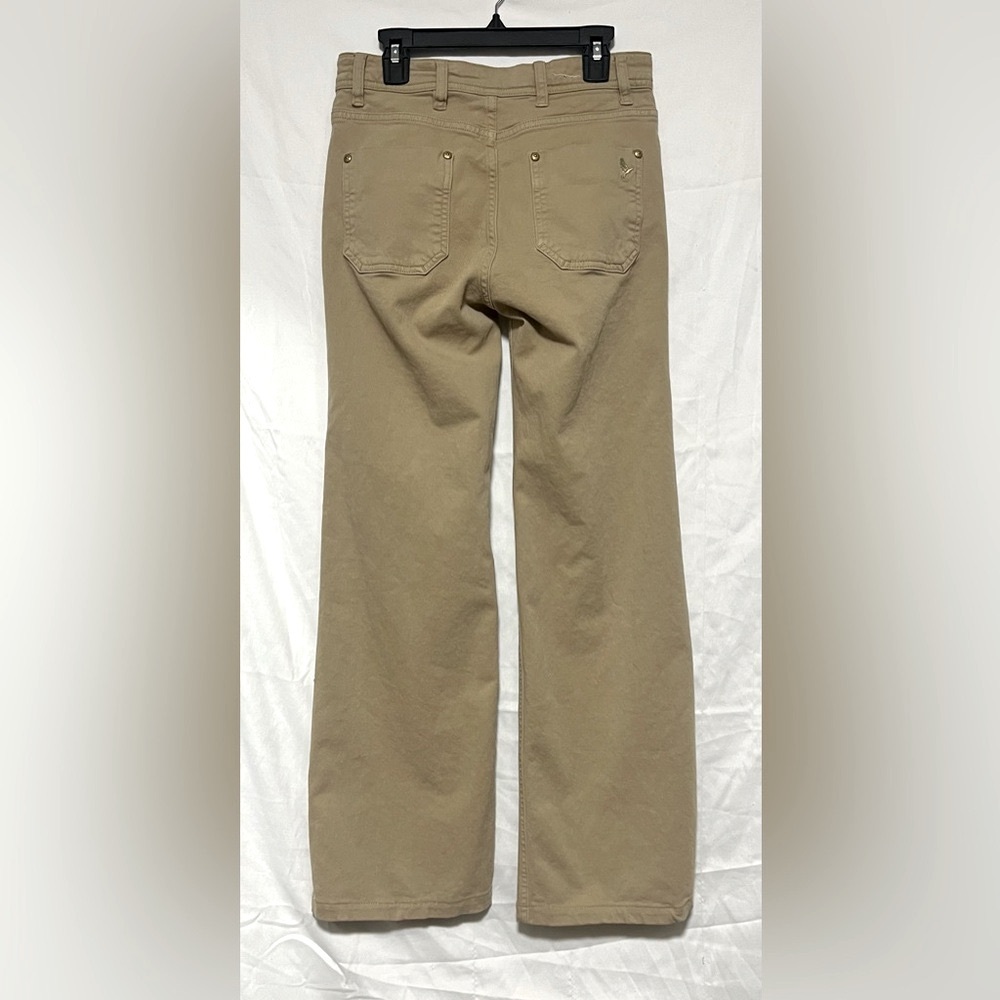 MiH Milan Trouser Wide Leg Cotton Jeans Work Wear Office Casual Neutral Pants - Picture 8 of 13